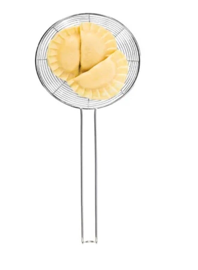 Tescoma GrandCHEF Spiral Skimmer 14 cm | Stainless Steel Wire Strainer Spoon | Oil & Pasta Draining Ladle | Heat Resistant Kitchen Cooking Tool - Image 2
